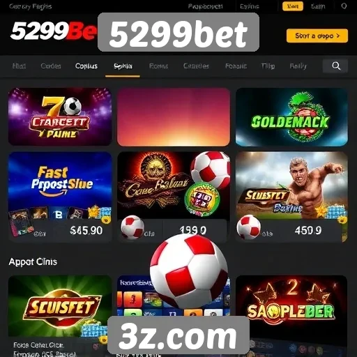 Análise da oferta de jogos no site 5299bet
